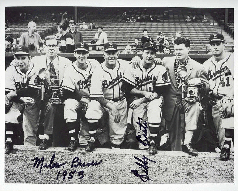 1953 Photo of Players signed by Sibbi Sisti.